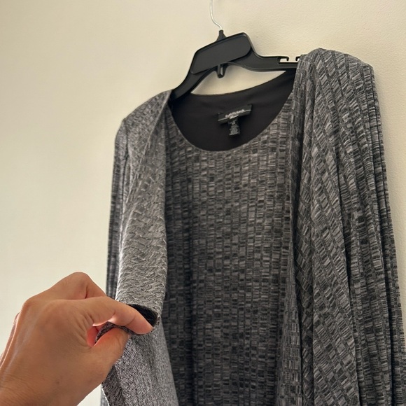 R&M Richards Gray Textured Dress - Picture 5 of 11